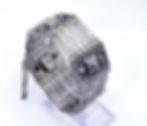 Thumbnail: Vintage 1940's Mexico WIDE Scroll Bar Fancy 8 Link Sterling Silver Bracelet 7.5"