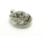 Thumbnail: AML Sterling Silver Flower Motif Cut-Out LOCKET Pendant