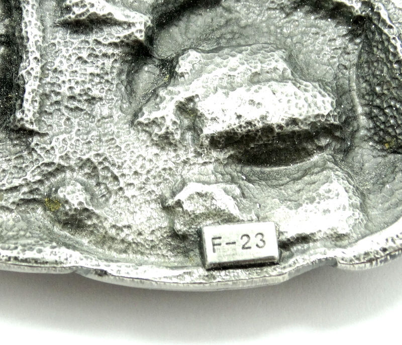 Thumbnail: 1986 NEVADA -GENUINE GOLD NUGGET- Prospector Miner SISKIYOU F-23 Belt Buckle