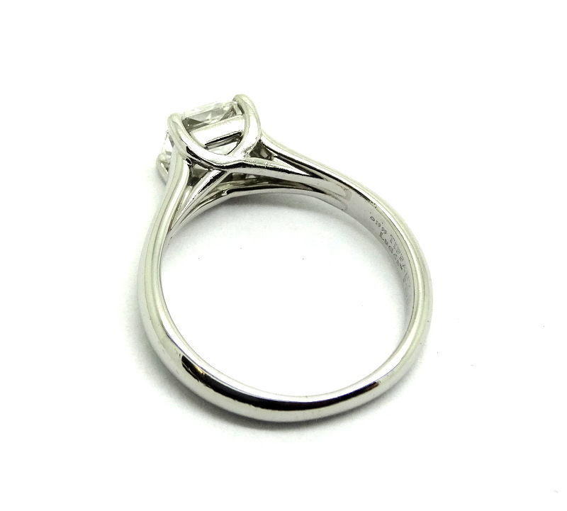 Thumbnail: Tiffany & Co 1.07 Ct LUCIDA DIAMOND F VS1 Solitaire Platinum Engagement Ring