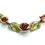 Thumbnail: Gorgeous Antique 3D ROSE (S) Two Toned 10K Yellow Gold Leaves 16" Necklace