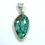 Thumbnail: Awesome HUGE 3" NAVAJO Kingman Spider Web Blue Turquoise Sterling Silver Pendant