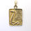 Thumbnail: Vintage Egyptian RAMSES HORUS ANUBIS & COBRA 14K Gold Heavy 23mm wide Pendant