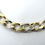 Thumbnail: Men's Vintage 8" CARTIER Germany 18K Gold Two-Toned 39 gr Textured Link Bracelet