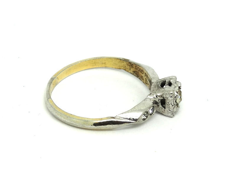 Thumbnail: Simply Stunning Lady's C&C Cz Silver G.F. Ring
