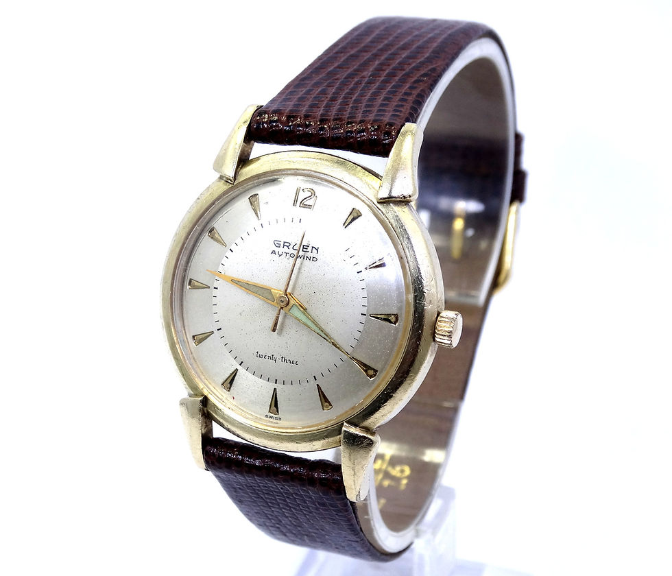 Thumbnail: Vintage 1956 GRUEN Swiss 23 Jewel Automatic 10K Gold Filled Watch 930SS-948