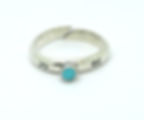 Vintage HOPI Native American Turquoise Silver Ring
