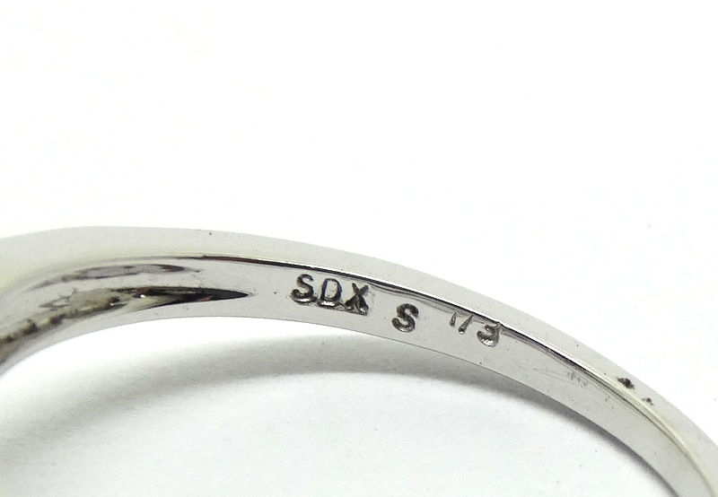 Thumbnail: Lovely Blue & Yellow DIAMOND 14k White Gold Ring