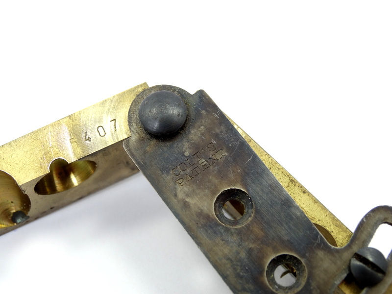 Thumbnail: Original Antique COLT 45 Cal. Made in ITALY Brass BALL BULLET Lead AMMO Mold