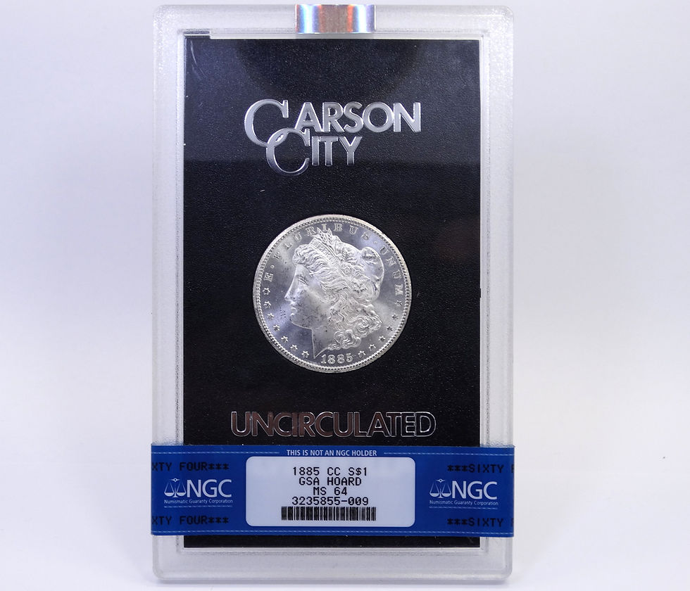 Thumbnail: 1885 CC GSA Hoard NGC MS64 MORGAN $1 Rare Carson City Silver Dollar