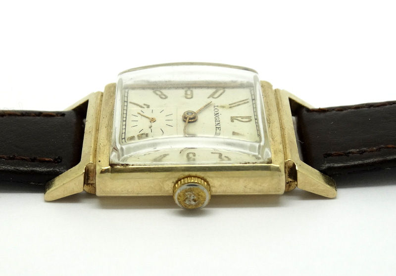 Thumbnail: Vintage 14k Gold USA LONGINES Wadsworth 17J Watch