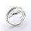 Thumbnail: Vintage BAR-TAN Mfg Co SNAKE Wrap Bypass SOUTHWESTERN Sterling Silver Ring s.5