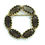 Thumbnail: Vintage JMS Smoky Quartz Circle 12k 1/20 G.F. Gold Filled Brooch Pin