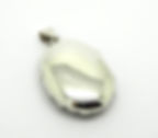 Thumbnail: AML Sterling Silver Flower Motif Cut-Out LOCKET Pendant