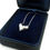 Thumbnail: TIFFANY & CO Diamond Platinum ETOILE Heart Pendant Necklace PT950