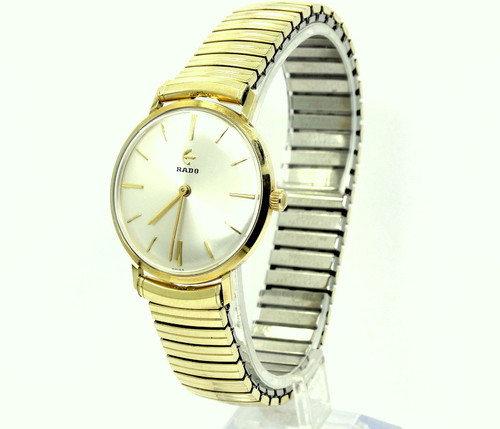 1960's Mens Vintage RADO 682/5 14k GOLD Swiss Mechanical Hand-Winding Watch