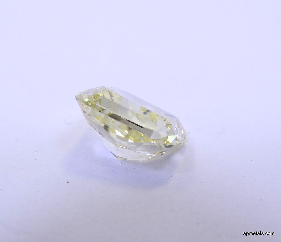 Thumbnail: Natural 6.97 Cts Cushion Cut GIA VS1 FANCY YELLOW Color DIAMOND