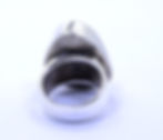 Thumbnail: WHITNEY KELLY "WK" Raw Green Blue TURQUOISE Sterling Silver Runway Ring s8
