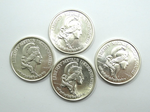 1974 PROVO UTAH -LIBERTY METALS INC 999 1 OZ Fine Silver Eagle