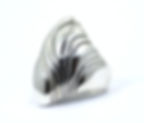 KABANA Domed Wave OCEAN Snail Sterling Silver Ring s.7