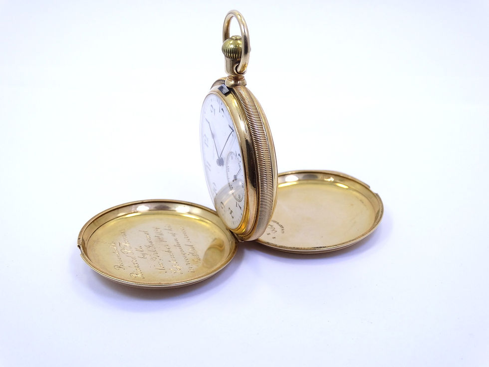 Thumbnail: Antique 1895 TIFFANY & CO NY No. 92926 18K Yellow Gold Service Pocket Watch