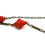 Thumbnail: Vintage Antique Victorian Style Costume Red Coral Plastic Gold Toned Necklace