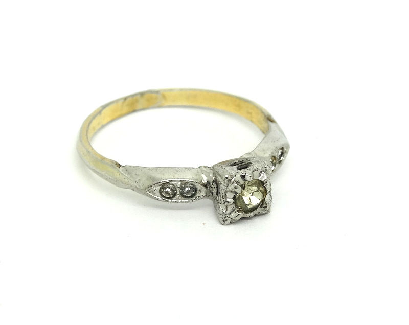 Thumbnail: Simply Stunning Lady's C&C Cz Silver G.F. Ring