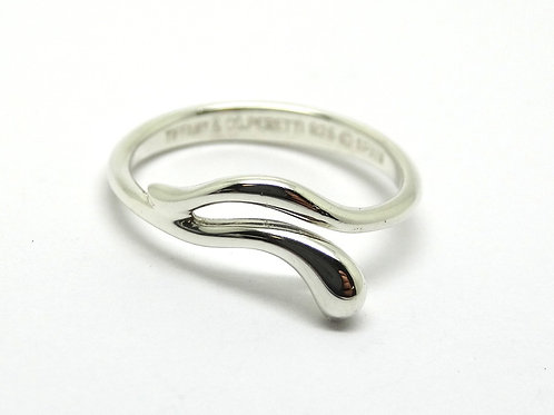 T Co Elsa Peretti 925 Sterling Silver Snake Teardrop Tiffany Co Ring Ap Metals T Co Elsa Peretti 925 Sterling Silver Snake Teardrop Tiffany Co Ring Ap Metals