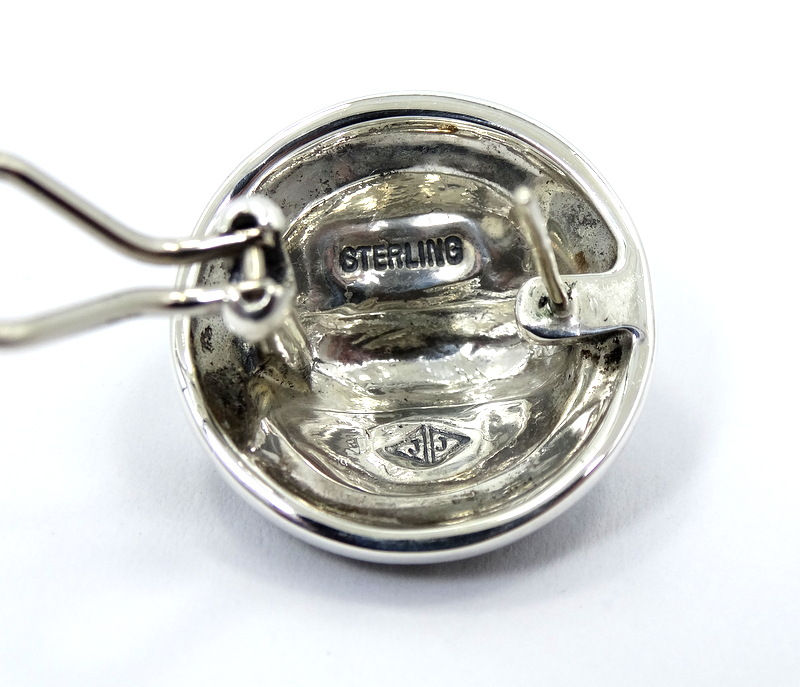 Thumbnail: JUDITH JACK Cable Marcasite CIRCLE Sterling Silver French Clip Post Earrings