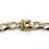 Thumbnail: Men's Vintage 8" CARTIER Germany 18K Gold Two-Toned 39 gr Textured Link Bracelet