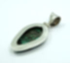Thumbnail: Awesome HUGE 3" NAVAJO Kingman Spider Web Blue Turquoise Sterling Silver Pendant