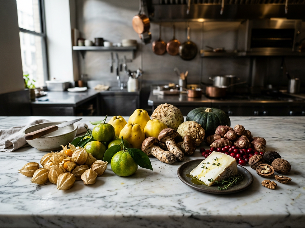 NYC October 2026 Hot Seasonal Ingredients for Michelin Star Dishes & Luxury Cocktails