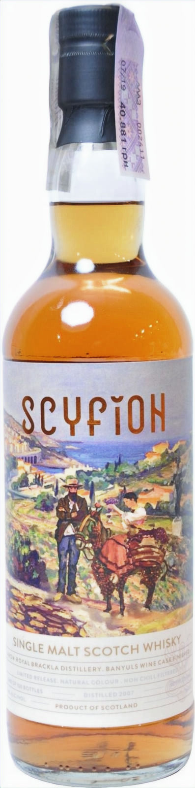 Scyfion Royal Brackla 2007 — Banyuls Cask Finish - front
