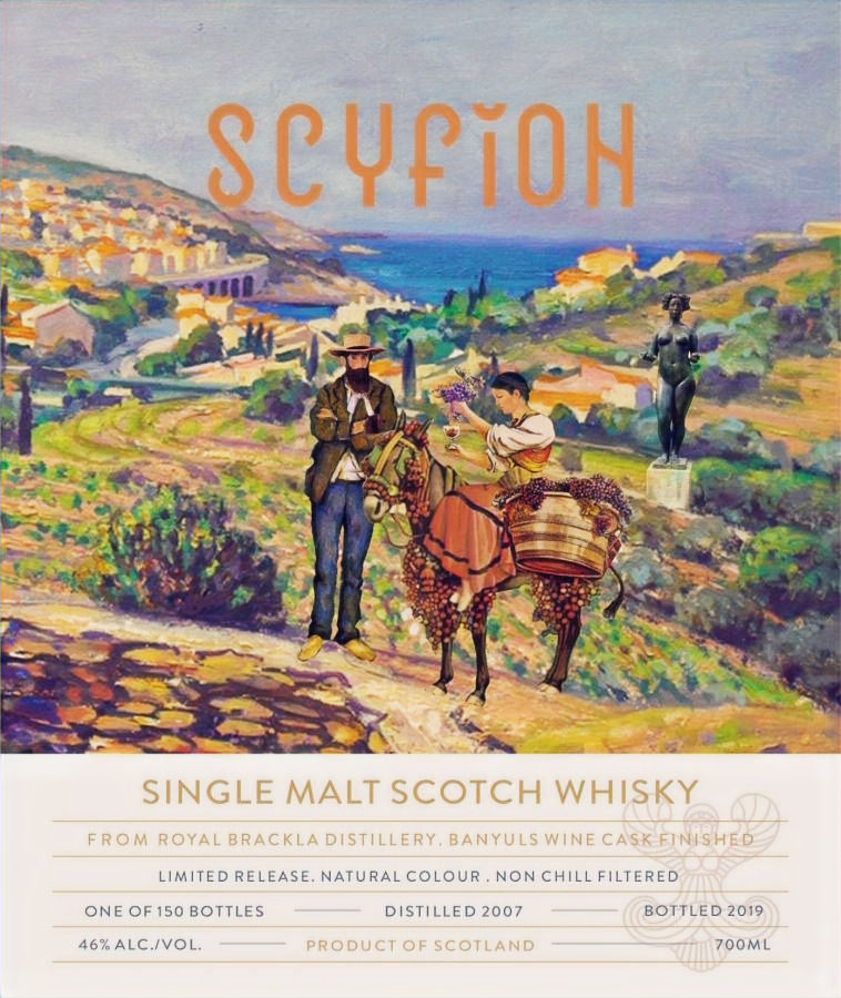 Scyfion Royal Brackla 2007 — Banyuls Cask Finish -back