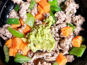 sweet potato ground turkey recipe bodybuilding prep meal prep