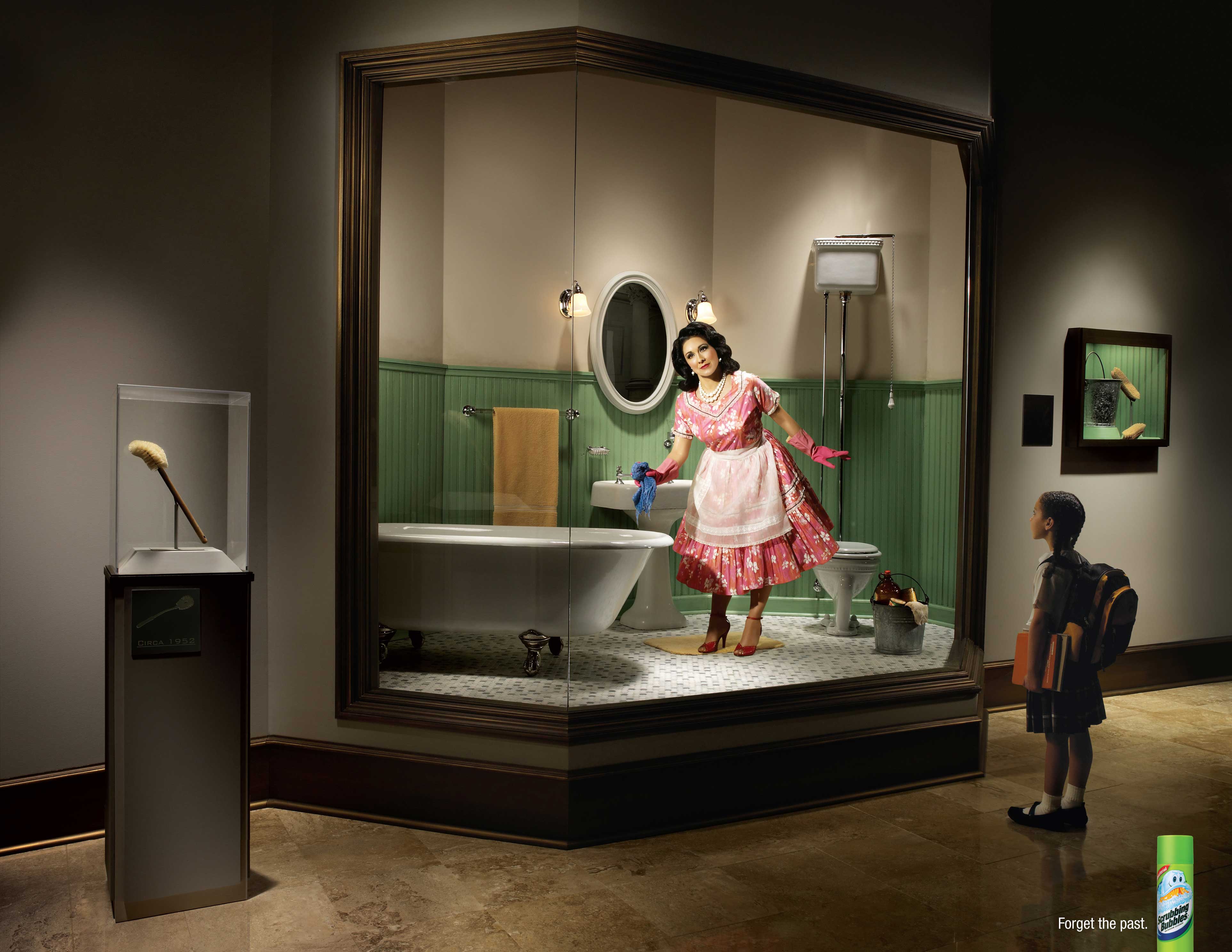 Scrubbing Bubbles — Museum print advertisement