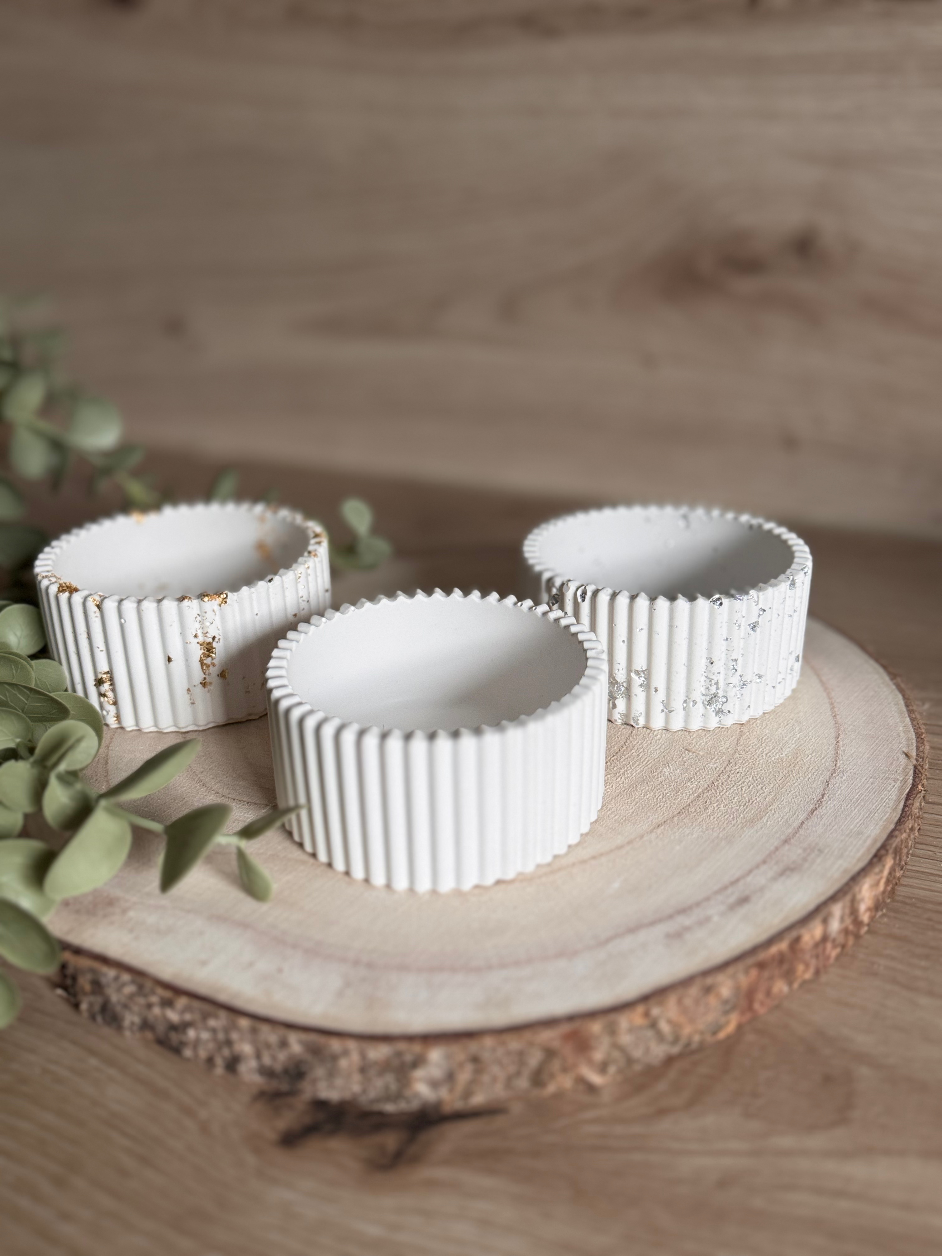 "Rillenliebe" - Dekoschälchen