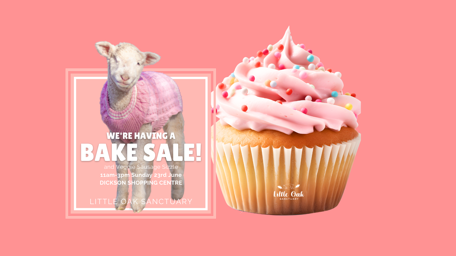 monthly-bakesale-veggie-sausage-sizzle-little-oak-sanctuary