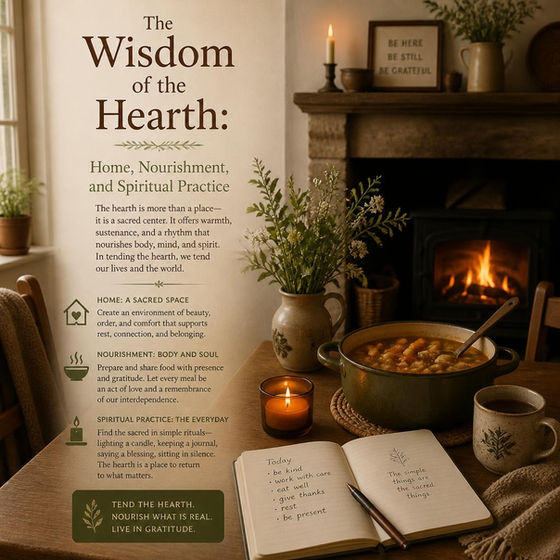 The Wisdom of the Hearth: Home, Nourishment, and Spiritual Practice