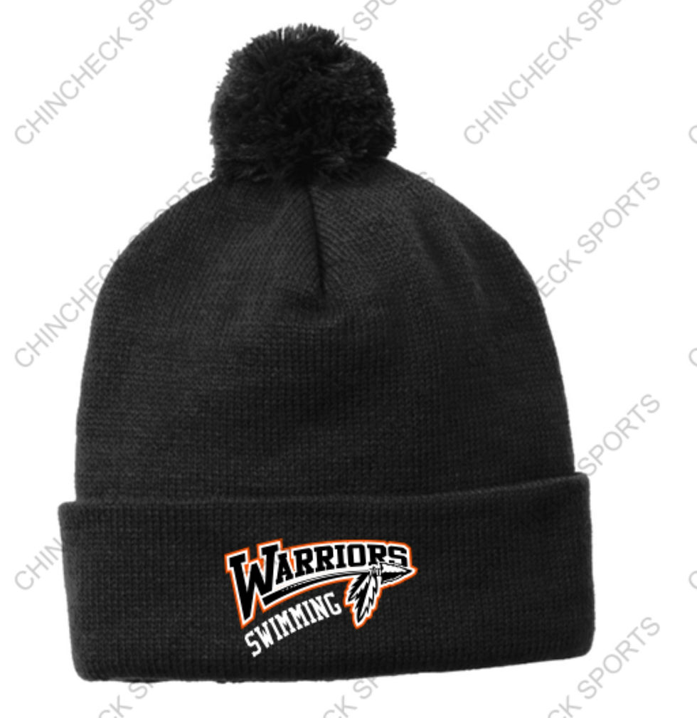 EHS SWIM POM BEANIE