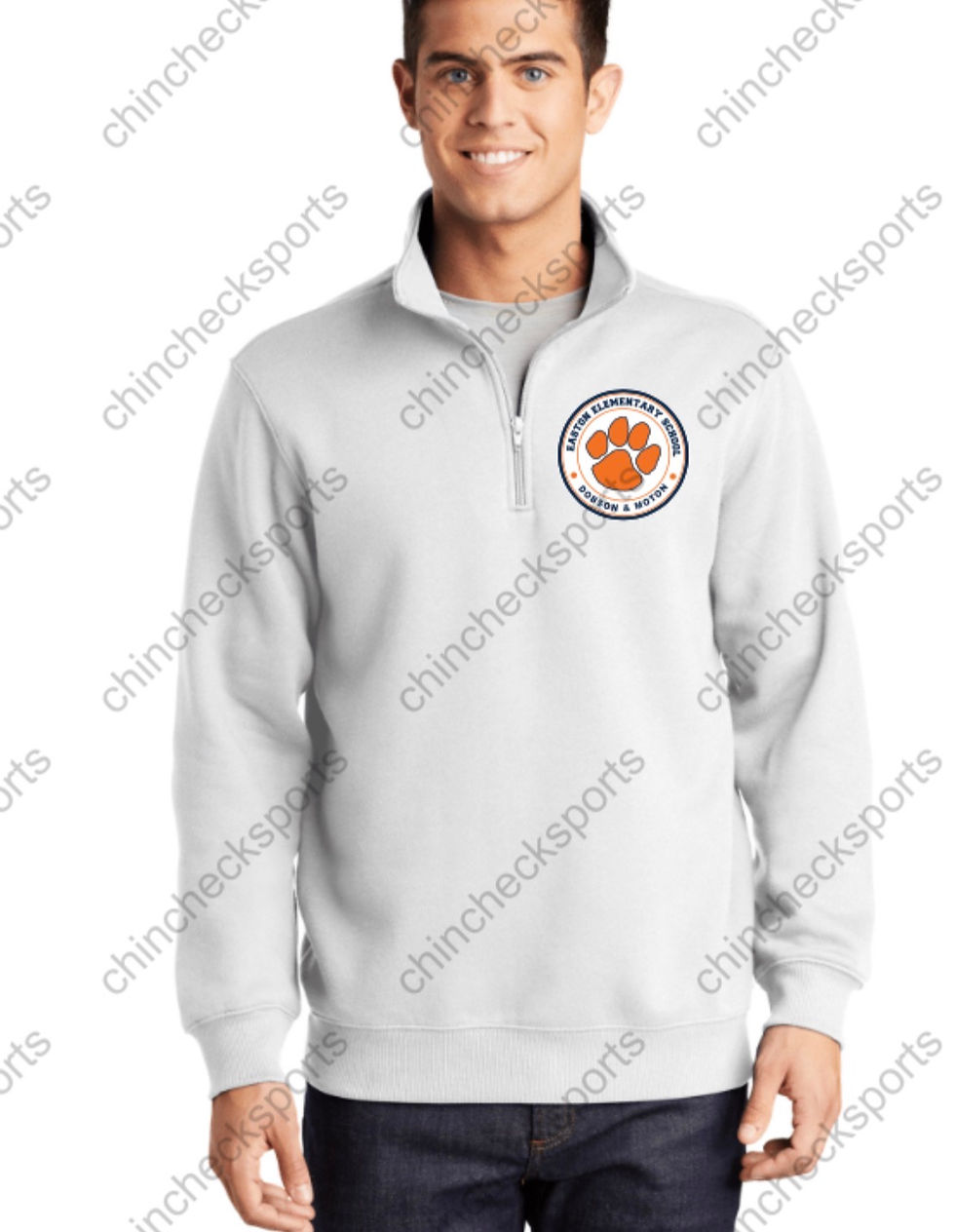 Thumbnail: Easton Elementary SPORTEK 1/4 zip fleece