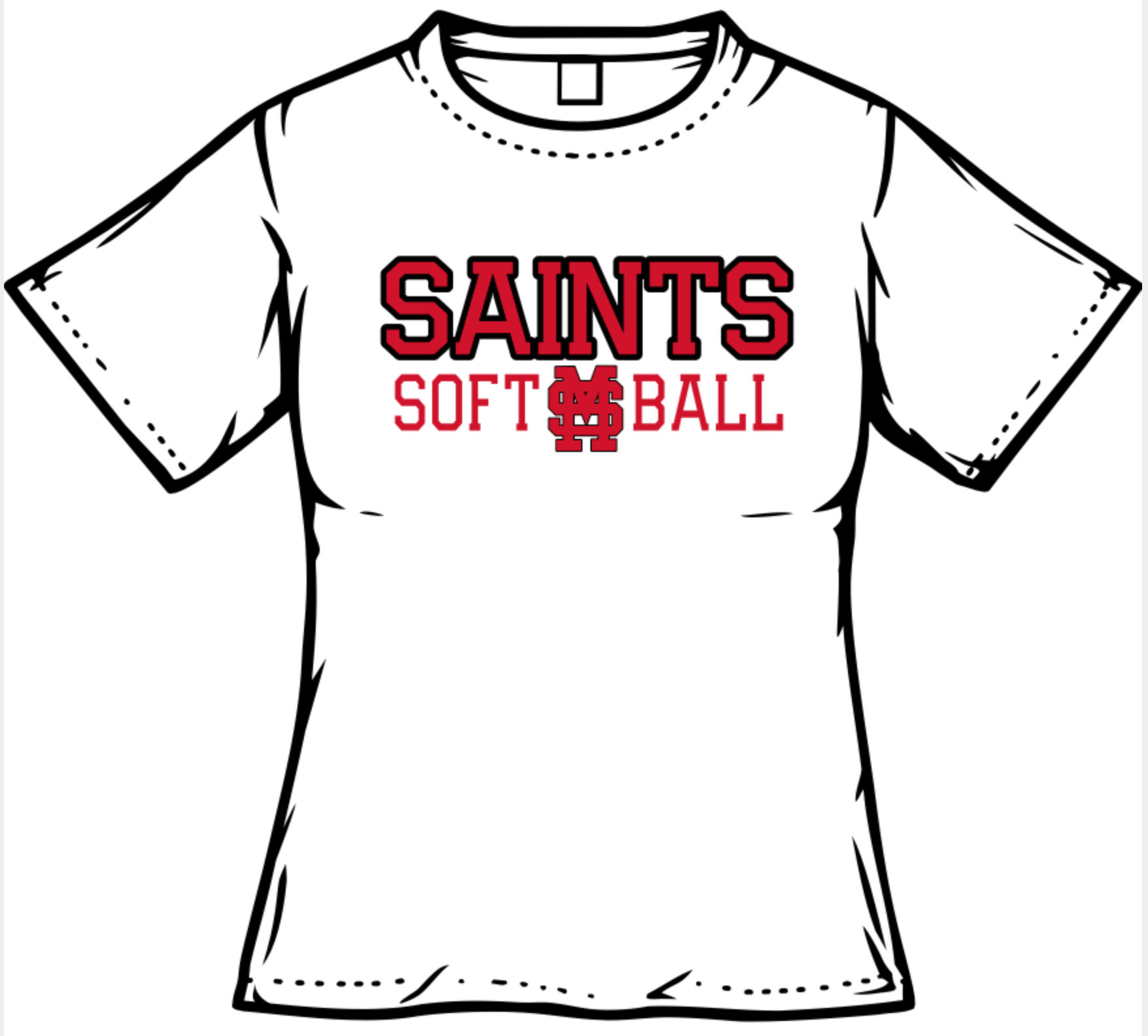 SAINTS UA WOMENS LOCKER TEE