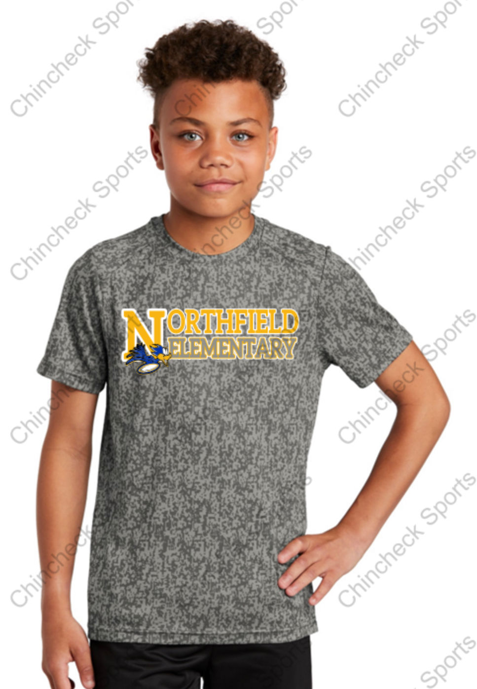 Thumbnail: Youth Sport Tek Digi Camo tee