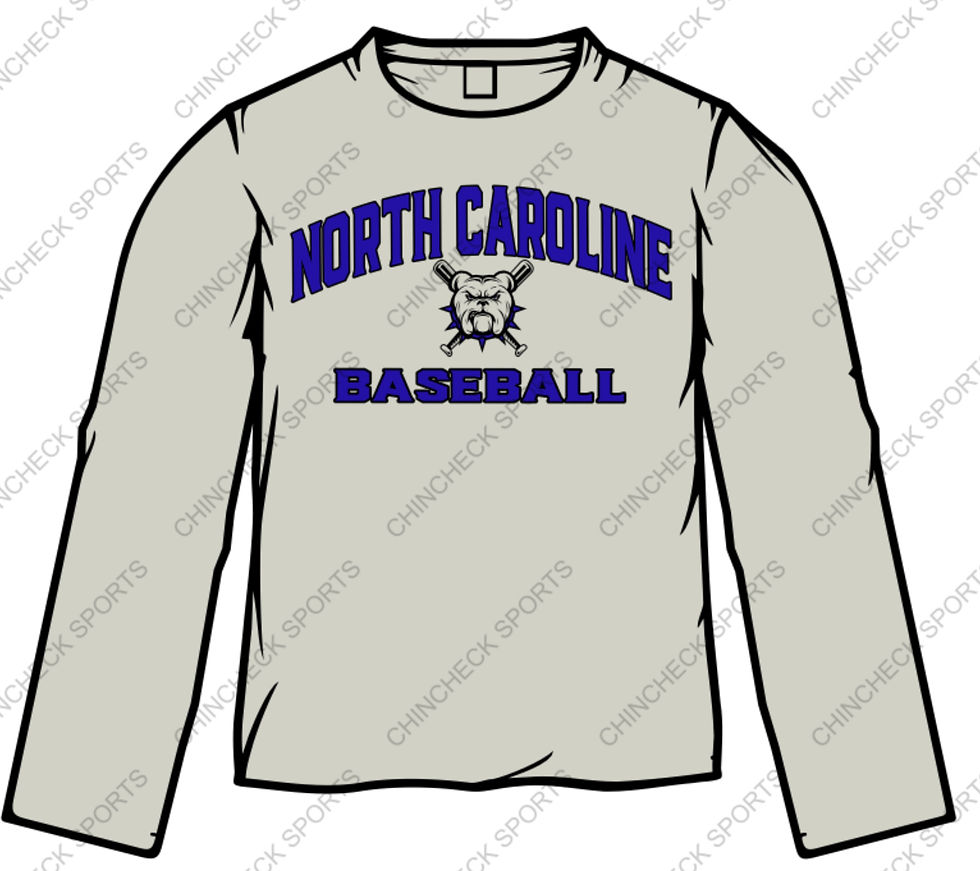 Thumbnail: North Caroline Baseball Long Sleeve Tee