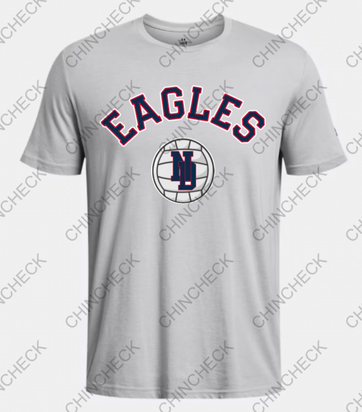 EAGLES UA TEE HALO GREY