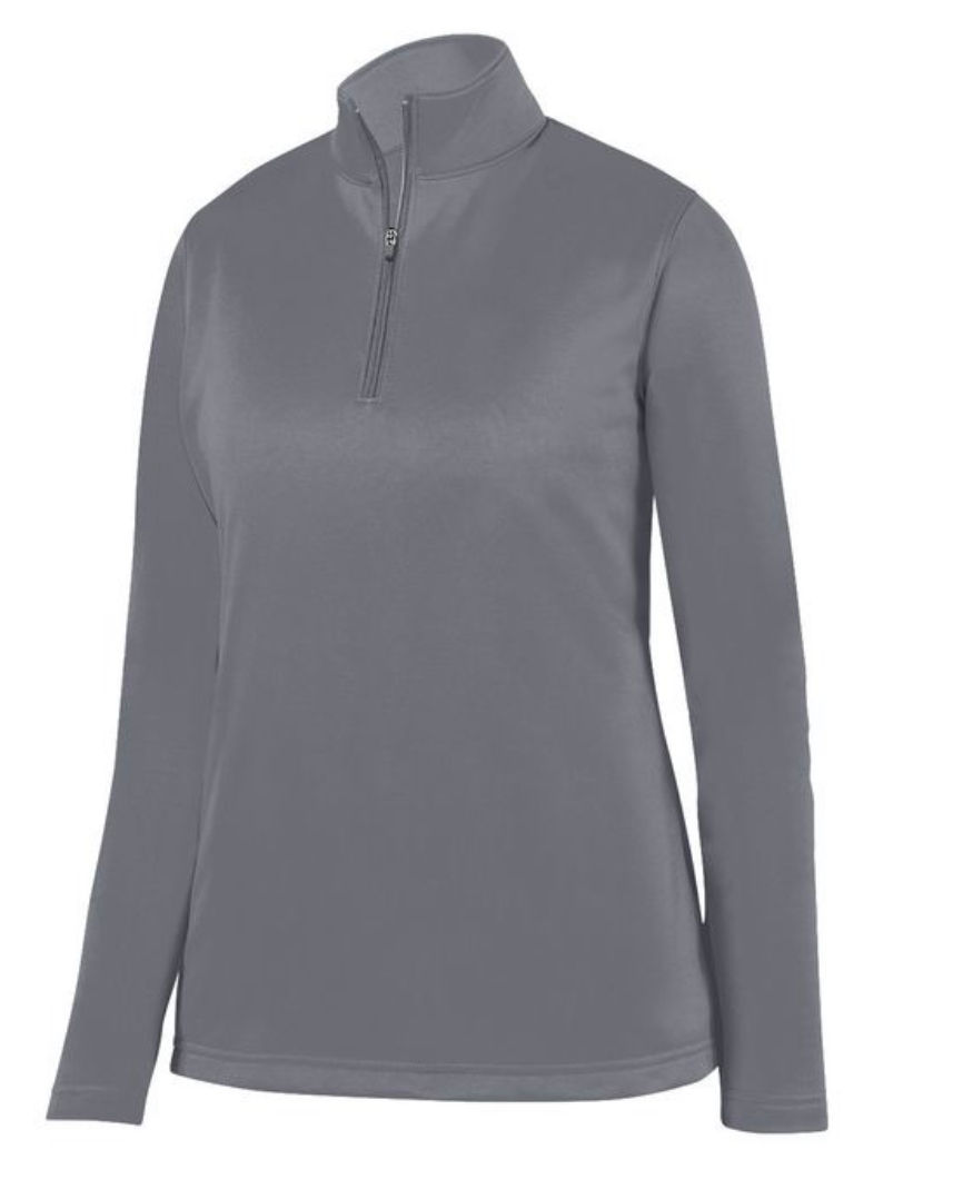Thumbnail: Ladies Wicking Fleece 1/4 Zip Pull over