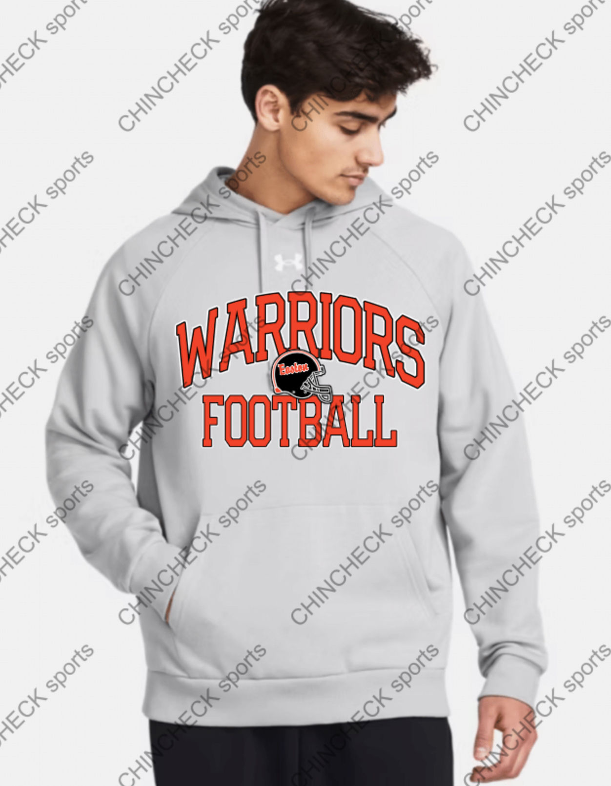 WARRIORS FOOTBALL #1 UNDER ARMOUR RIVAL HOODY