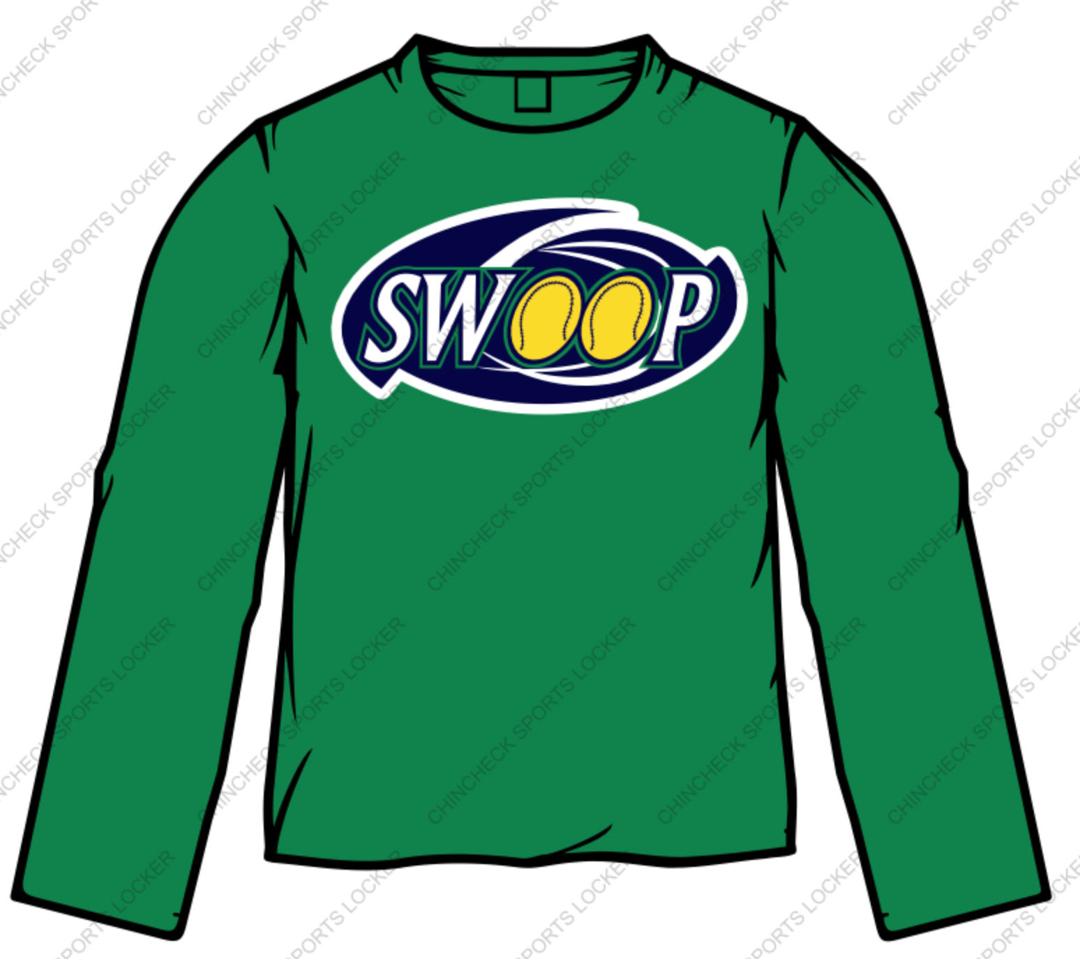 Swoop Cotton Long Sleeve