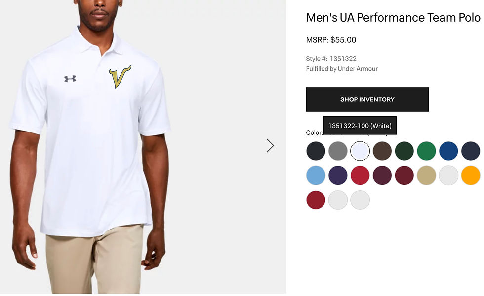 Thumbnail: CSD UNDER ARMOUR TEAM POLO
