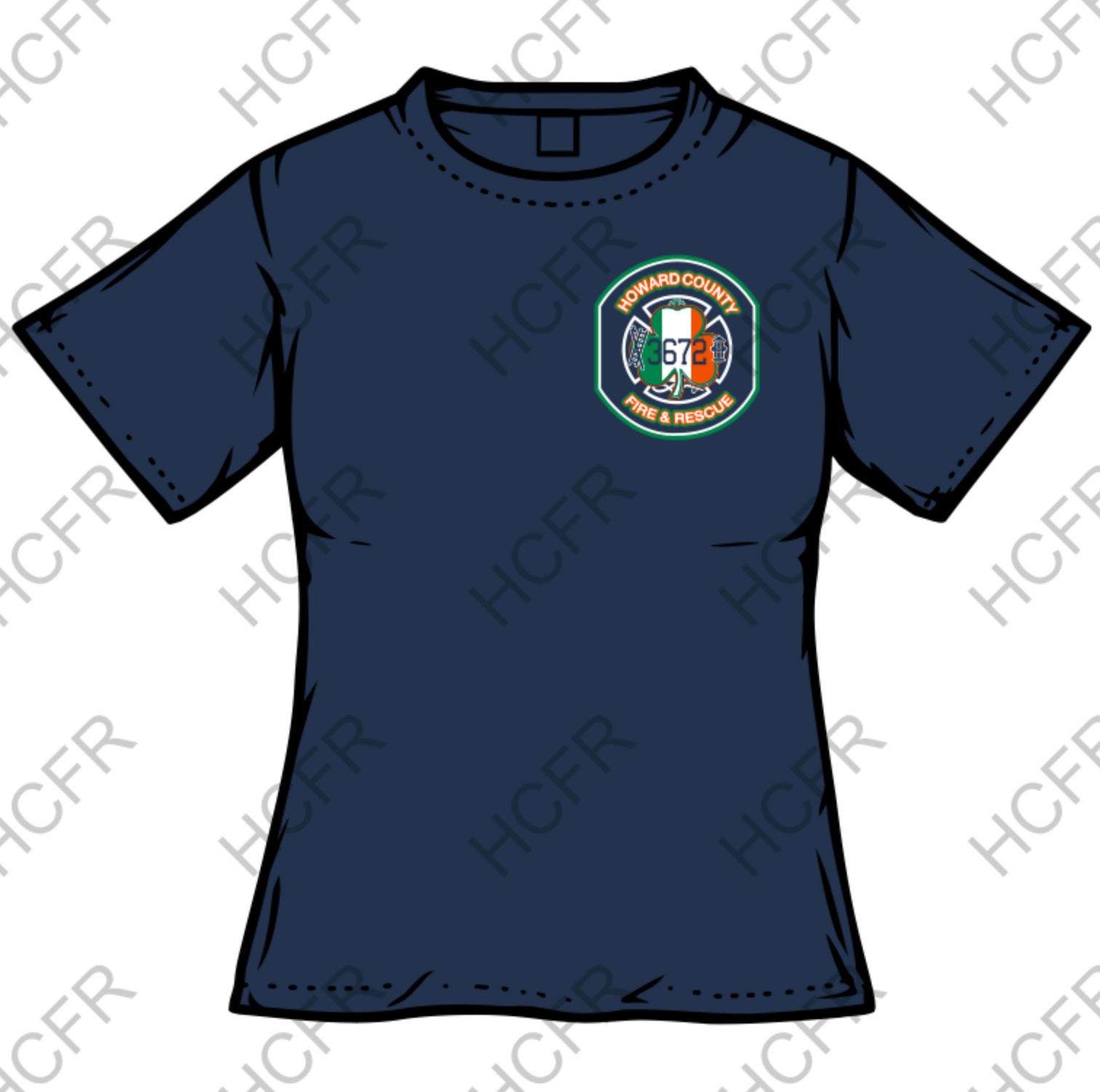 LADIES HCFR  ST PADDY TEE